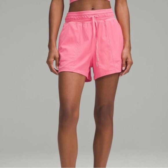 NWT 💕 Lululemon Dance studio high rise 3.5” lined Sakura Pink Shorts - Picture 2 of 6